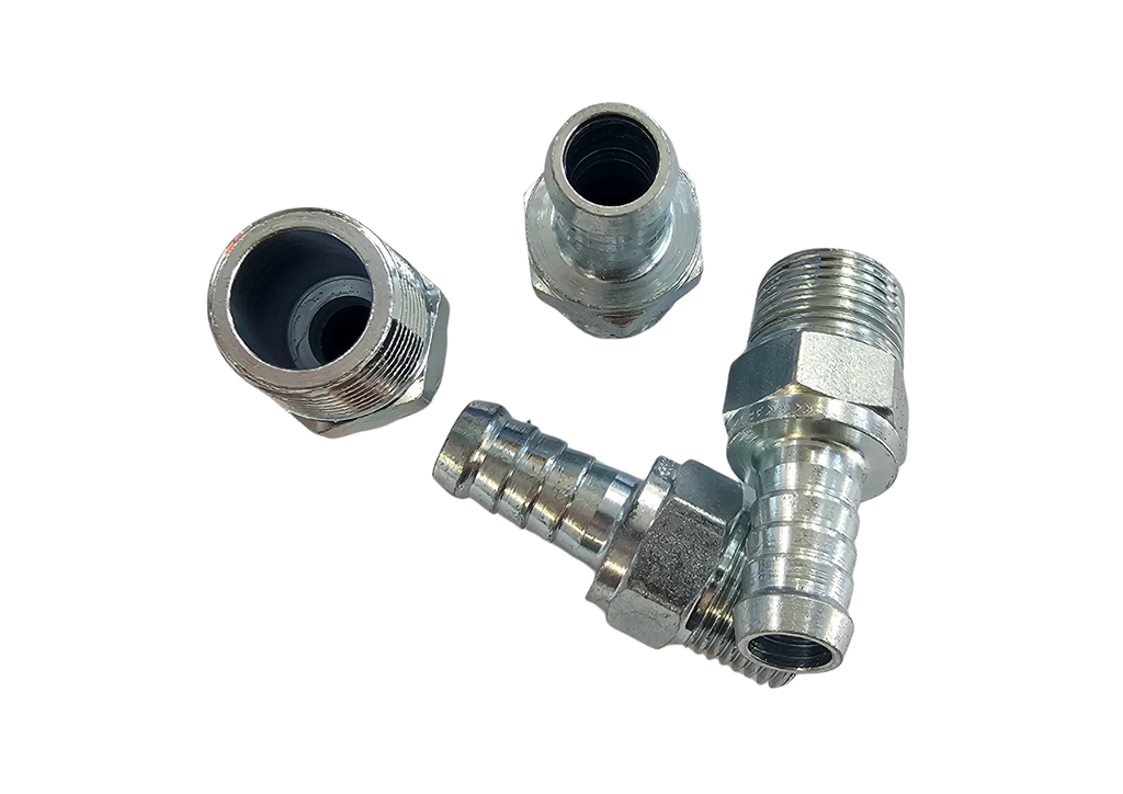 A121 - 1/2" BSP M to 1/2" Hose Tail (4pack)