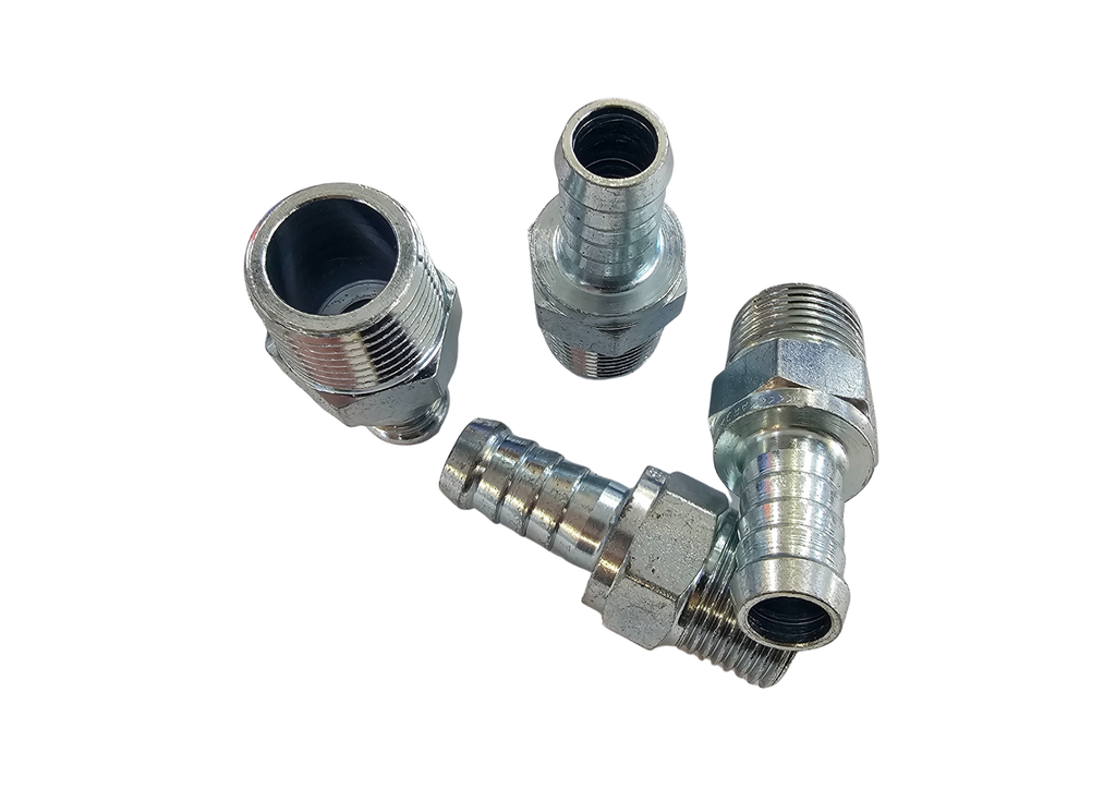 A121 - 1/2" BSP M to 1/2" Hose Tail (4pack)