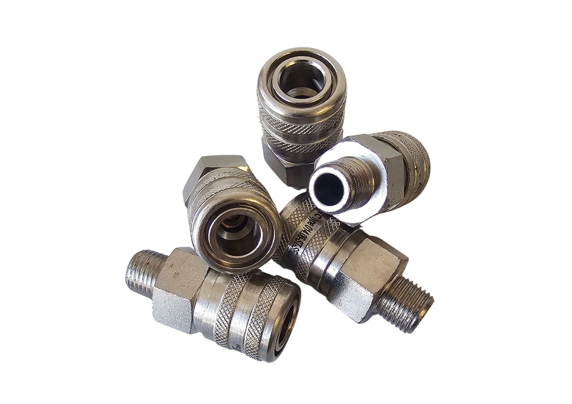 A101B F/M 1/4BSP - Female Aro Coupling With 1/4" Male BSP Thread (5pack)