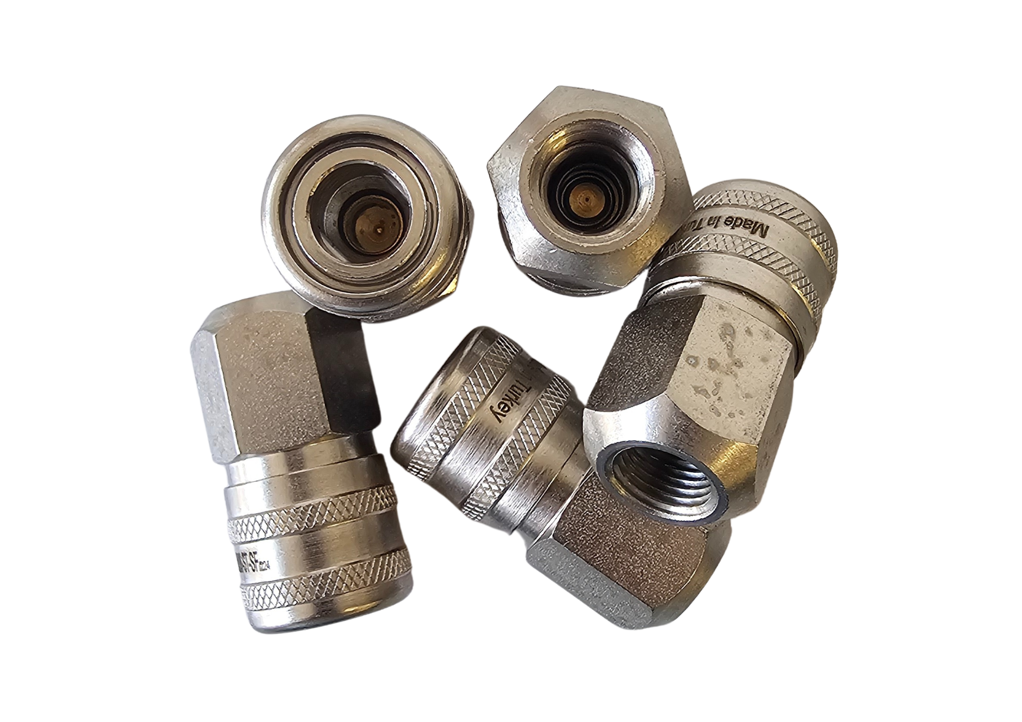 A101B F/F 1/4BSP - Female Aro Coupling With 1/4" Female BSP Thread (5pack)