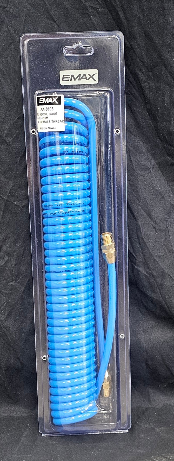 AA-5806 Recoil Hose 8mm 1/4 male 6mtr