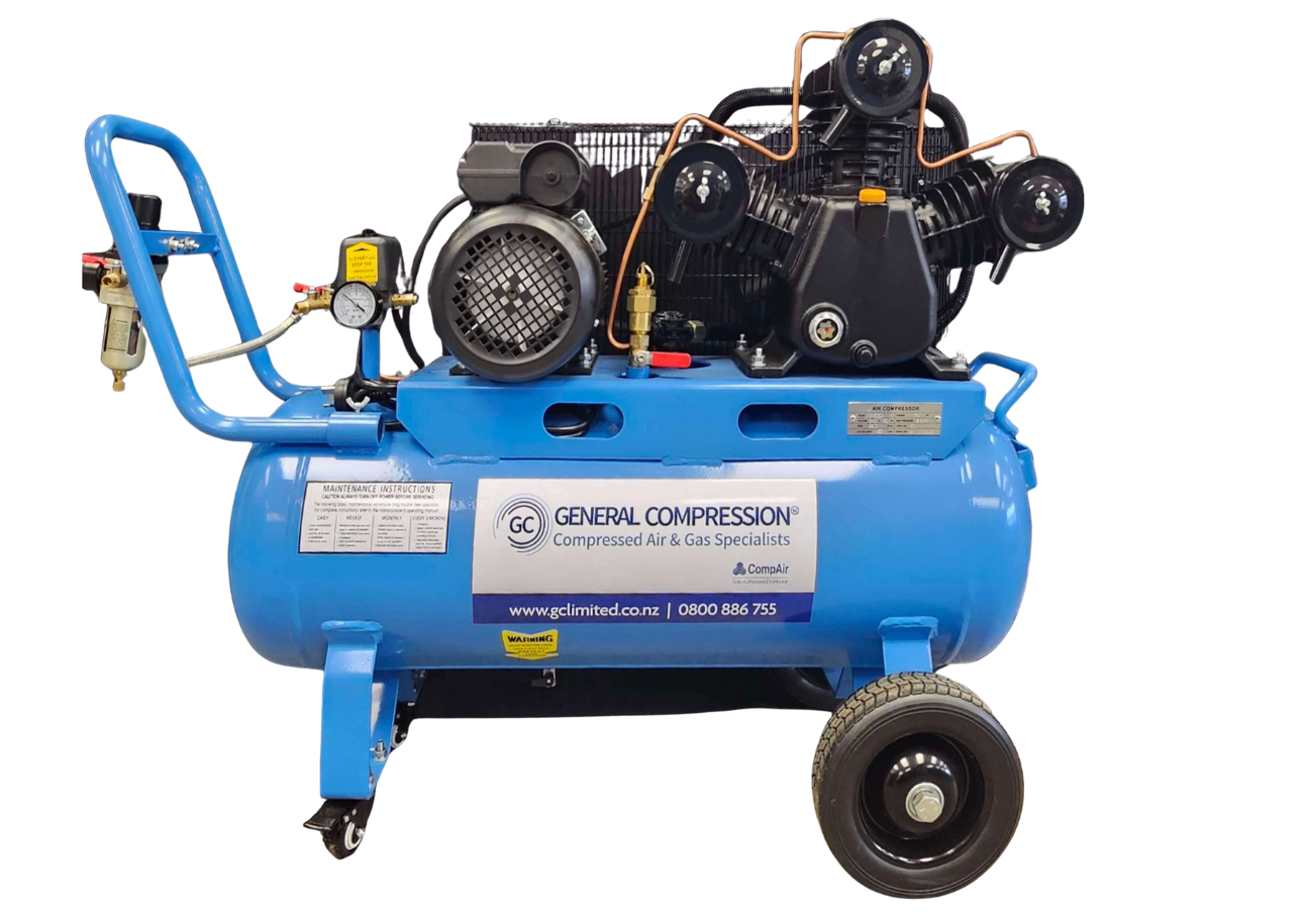 General Compression 3hp Piston Compressor Electric Single Phase 15amp plug