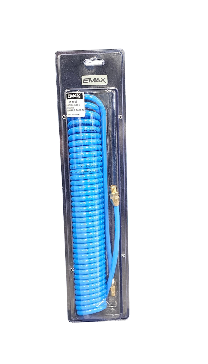 AA-5806 Recoil Hose 8mm 1/4 male 6mtr